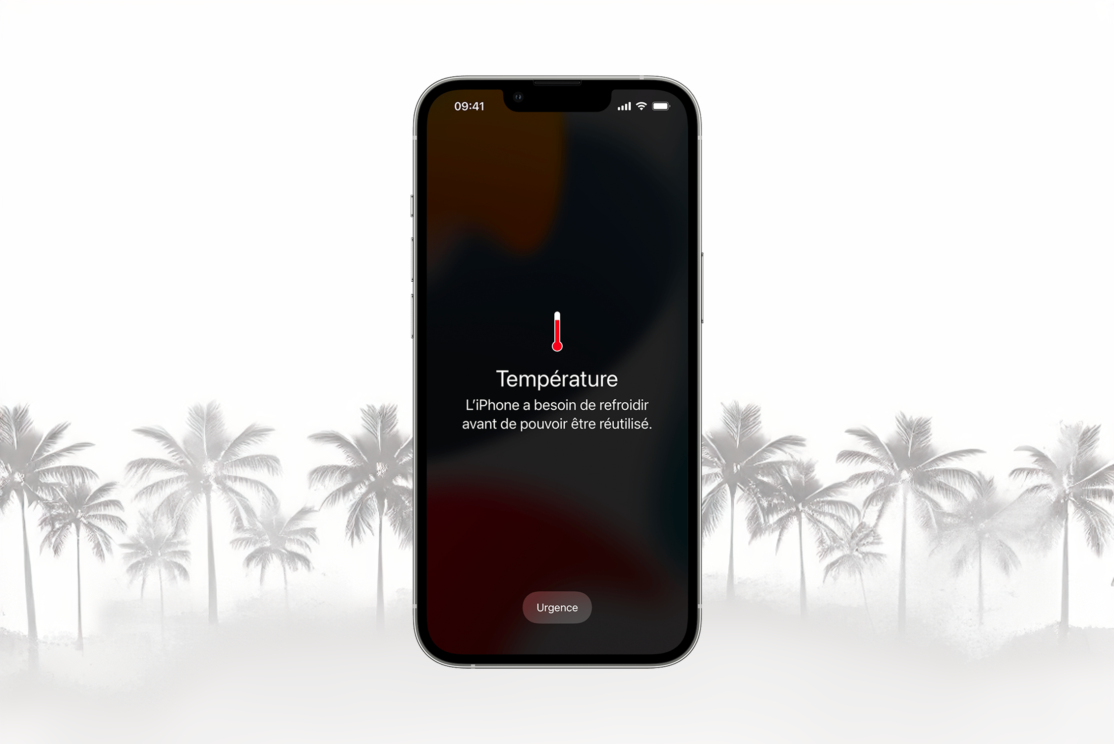 Iphone température élevé